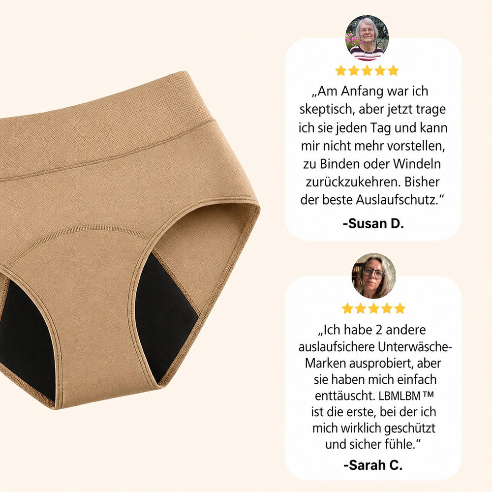 💖 50 % RABATT | 100 % auslaufsichere Unterwäsche 4er-Pack (Sag peinliche Momente und Sorgen Lebewohl)