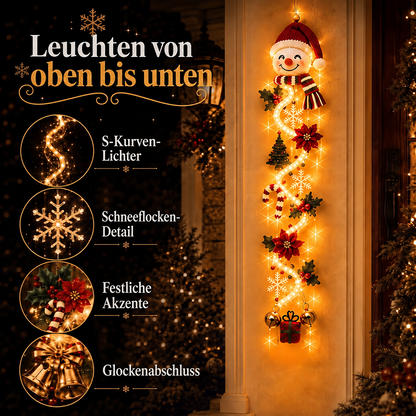 ⏳ Last Day 49% OFF – 🎄 Glowing Christmas Door Hanger | 6 Festive Light Designs✨