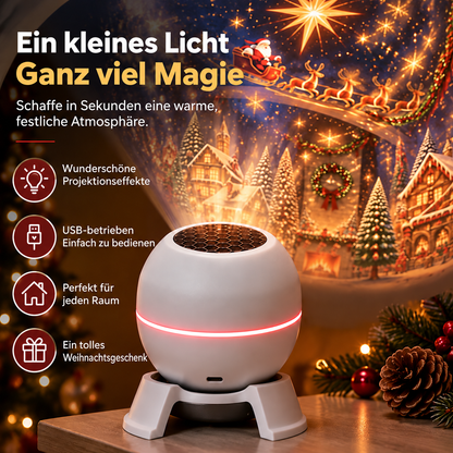 Offizieller Shop | 💖🎄 SCNDR® intelligenter holografischer Projektor (HD Smart Dynamic 5D)🎄