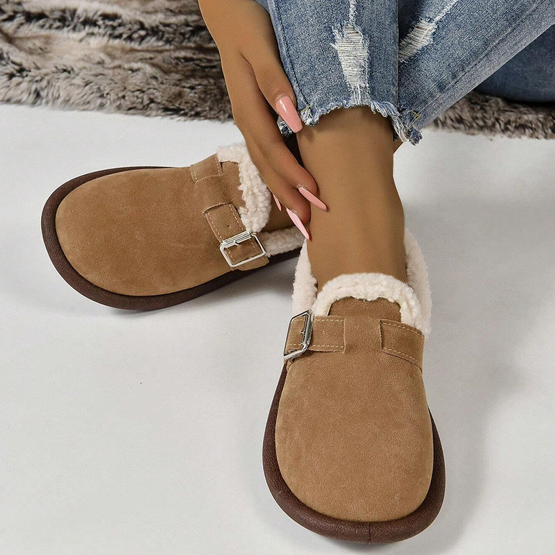 🔥 Letzter Tag – 50 % Rabatt – Bequeme orthopädische Damen-Winterschuhe zum Hineinschlüpfen mit kuscheligem Fleecefutter und gepolsterter Sohle