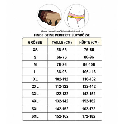 💖 50 % RABATT | 100 % auslaufsichere Unterwäsche 4er-Pack (Sag peinliche Momente und Sorgen Lebewohl)