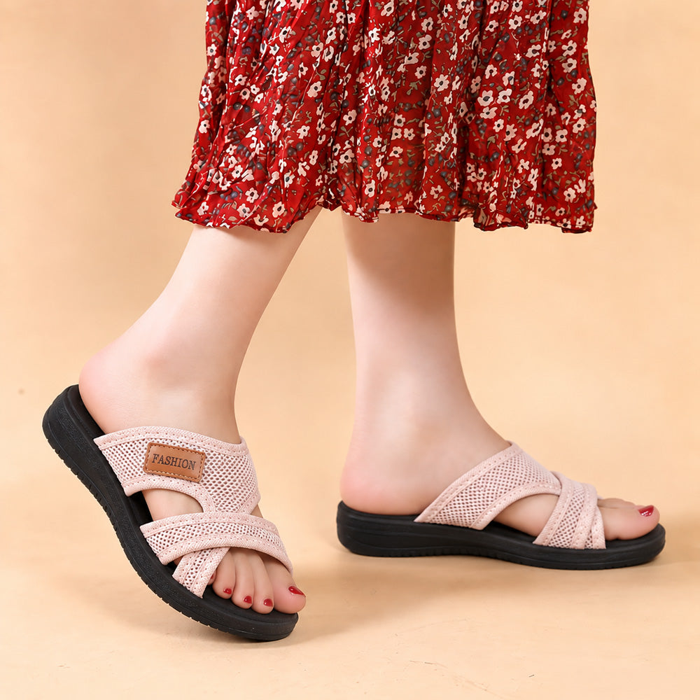 ❤️ Nur heute: 49 % RABATT ❤️ Sportliche Damen-Sandalen mit Fußgewölbestütze, atmungsaktivem Mesh und weicher Polsterung – bequem für drinnen & draußen.