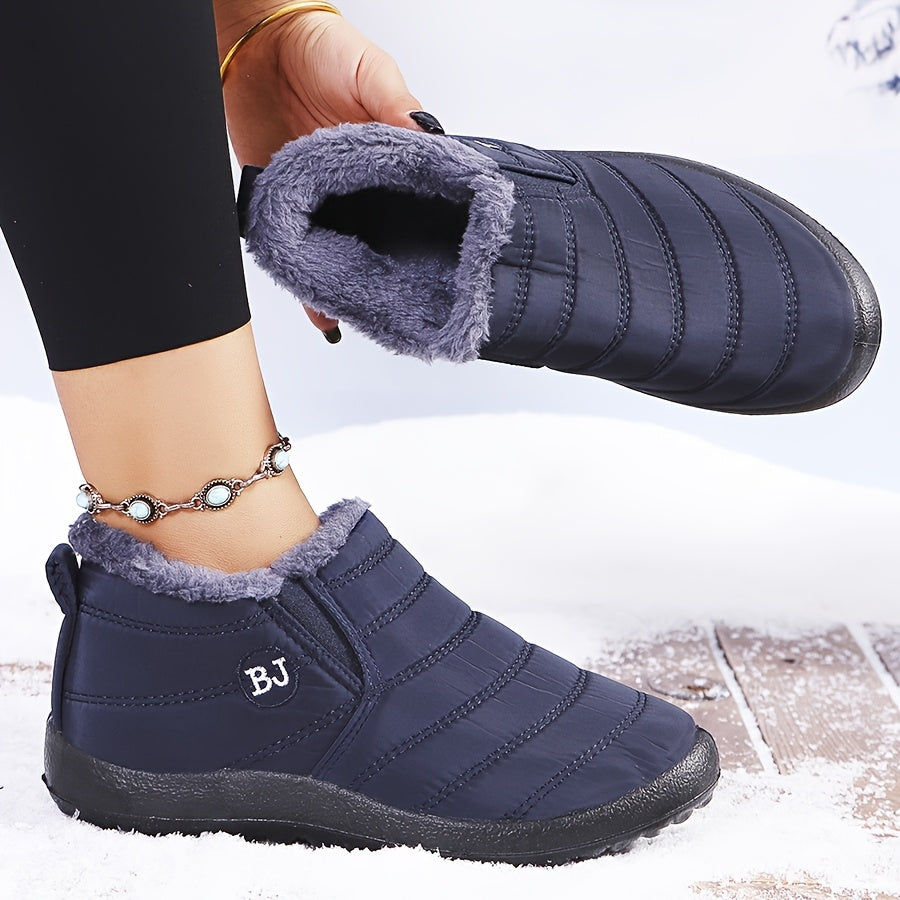 🦵 Letzter Tag – 50 % Rabatt – Bequeme, wasserdichte, rutschfeste und warme Damen-Schneestiefel