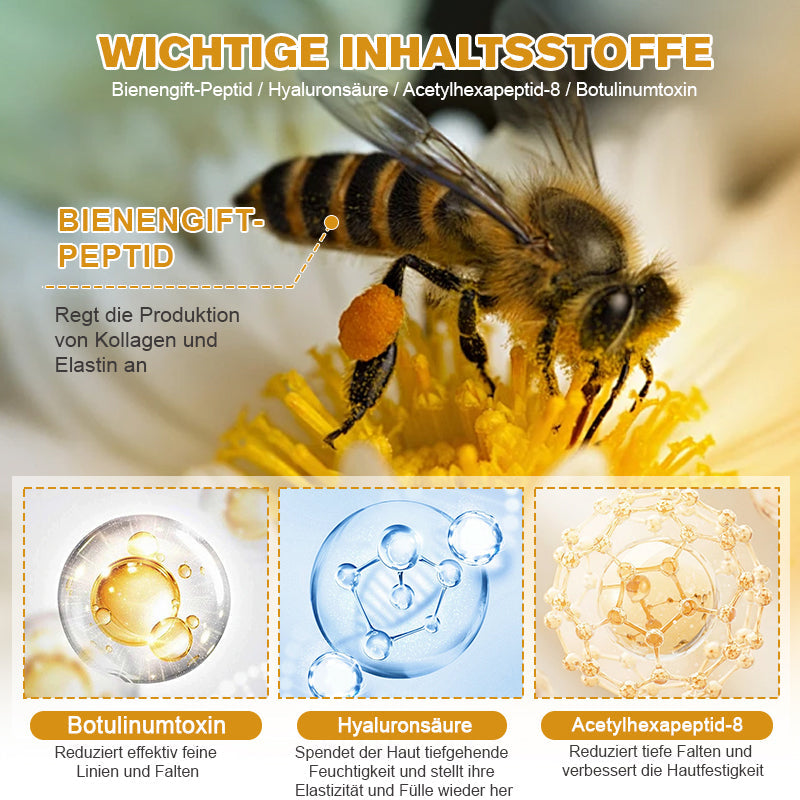 ✨Letzter Tag der Aktion: 70 % Rabatt - Purelora® Botox Bienenvenom Faltenentfernungscreme