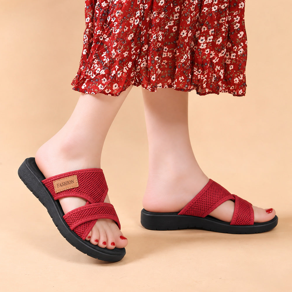 ❤️ Nur heute: 49 % RABATT ❤️ Sportliche Damen-Sandalen mit Fußgewölbestütze, atmungsaktivem Mesh und weicher Polsterung – bequem für drinnen & draußen.