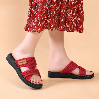 ❤️ Nur heute: 49 % RABATT ❤️ Sportliche Damen-Sandalen mit Fußgewölbestütze, atmungsaktivem Mesh und weicher Polsterung – bequem für drinnen & draußen.