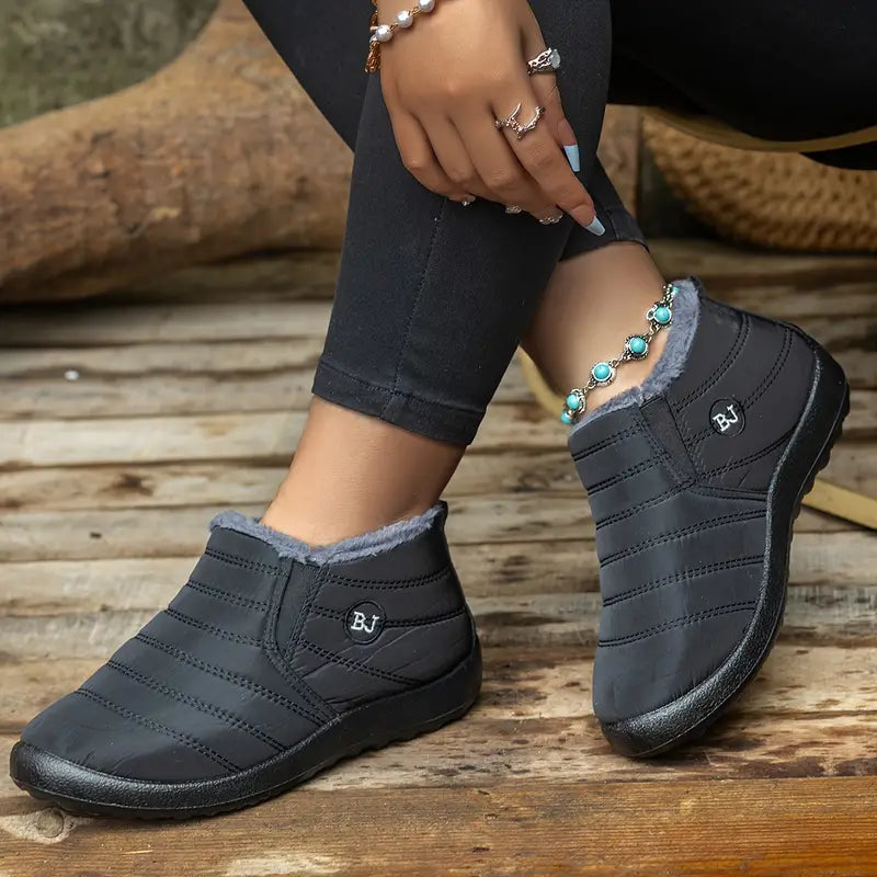 🦵 Letzter Tag – 50 % Rabatt – Bequeme, wasserdichte, rutschfeste und warme Damen-Schneestiefel