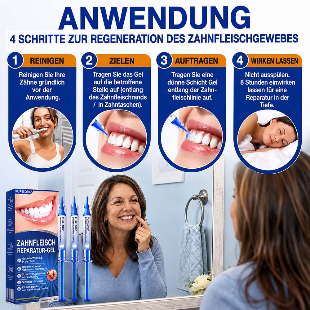 💎 Purelora® GumRevive Parodontal-Reparaturgel