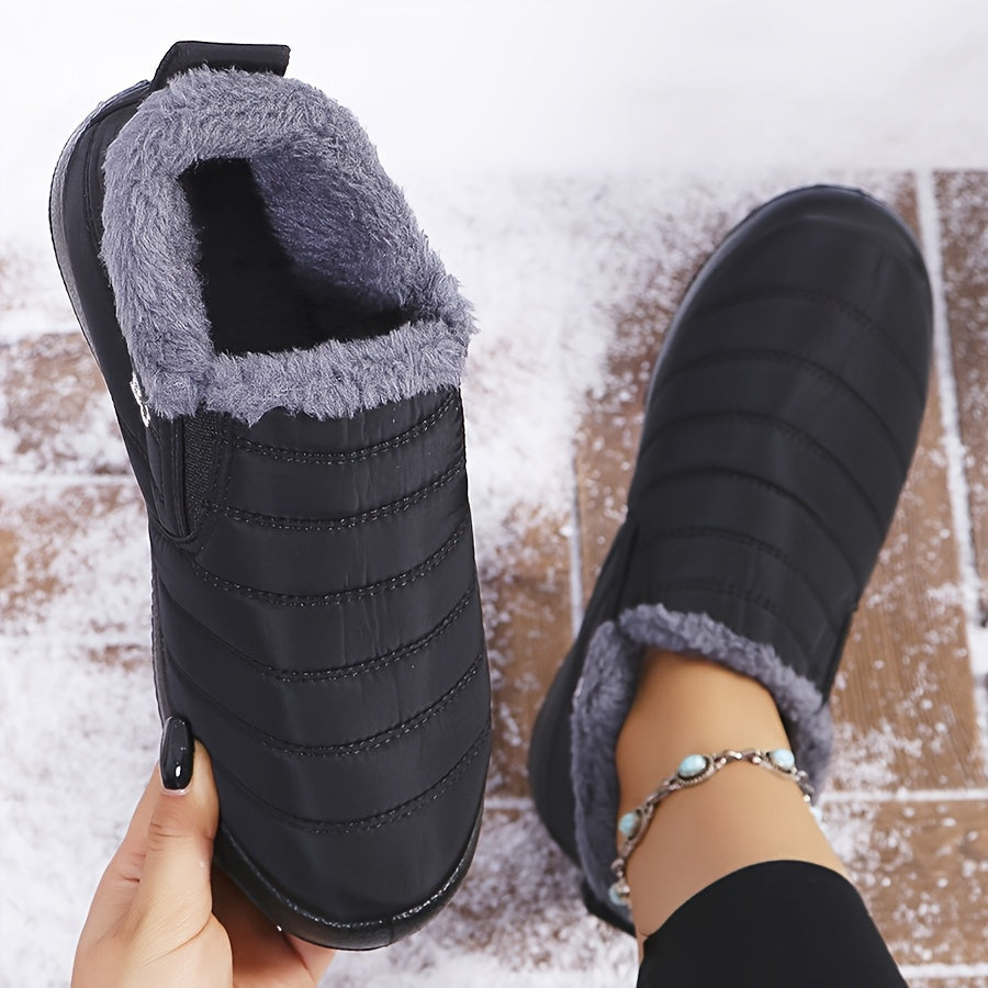 🦵 Letzter Tag – 50 % Rabatt – Bequeme, wasserdichte, rutschfeste und warme Damen-Schneestiefel