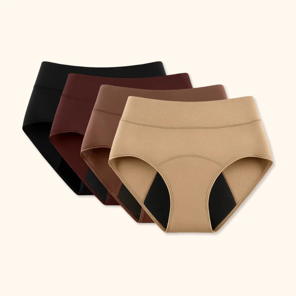 💖 50 % RABATT | 100 % auslaufsichere Unterwäsche 4er-Pack (Sag peinliche Momente und Sorgen Lebewohl)