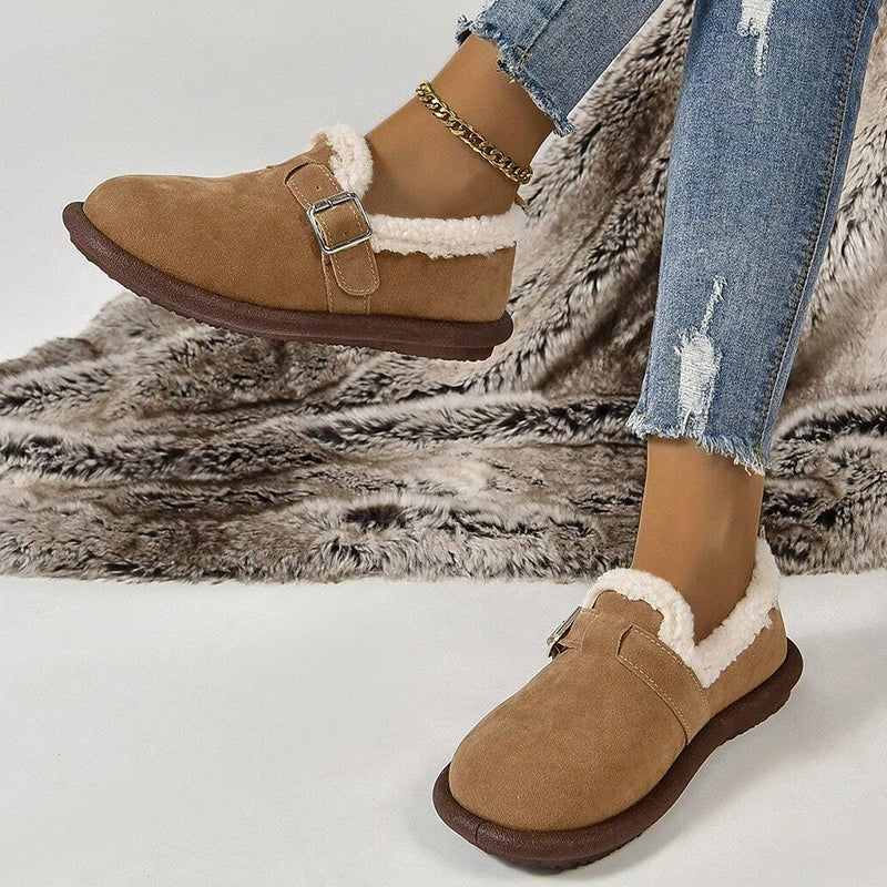 🔥 Letzter Tag – 50 % Rabatt – Bequeme orthopädische Damen-Winterschuhe zum Hineinschlüpfen mit kuscheligem Fleecefutter und gepolsterter Sohle