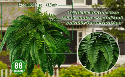 ❤️Last Day 75% OFF--UV Resistant Lifelike Artificial Boston Fern