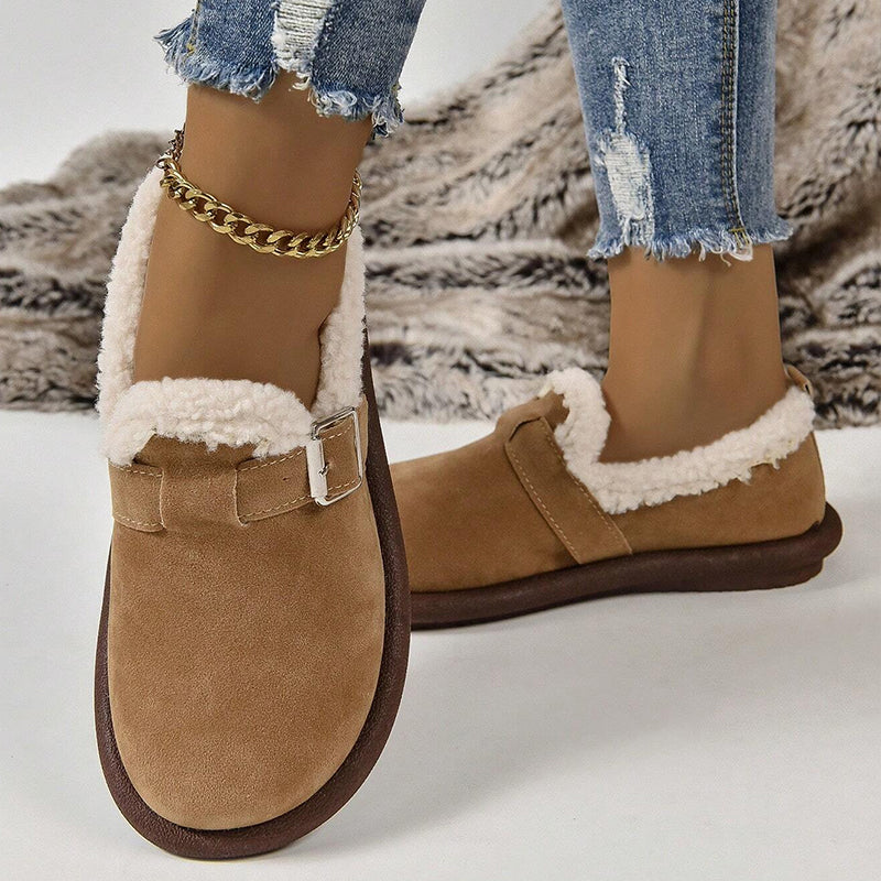🔥 Letzter Tag – 50 % Rabatt – Bequeme orthopädische Damen-Winterschuhe zum Hineinschlüpfen mit kuscheligem Fleecefutter und gepolsterter Sohle