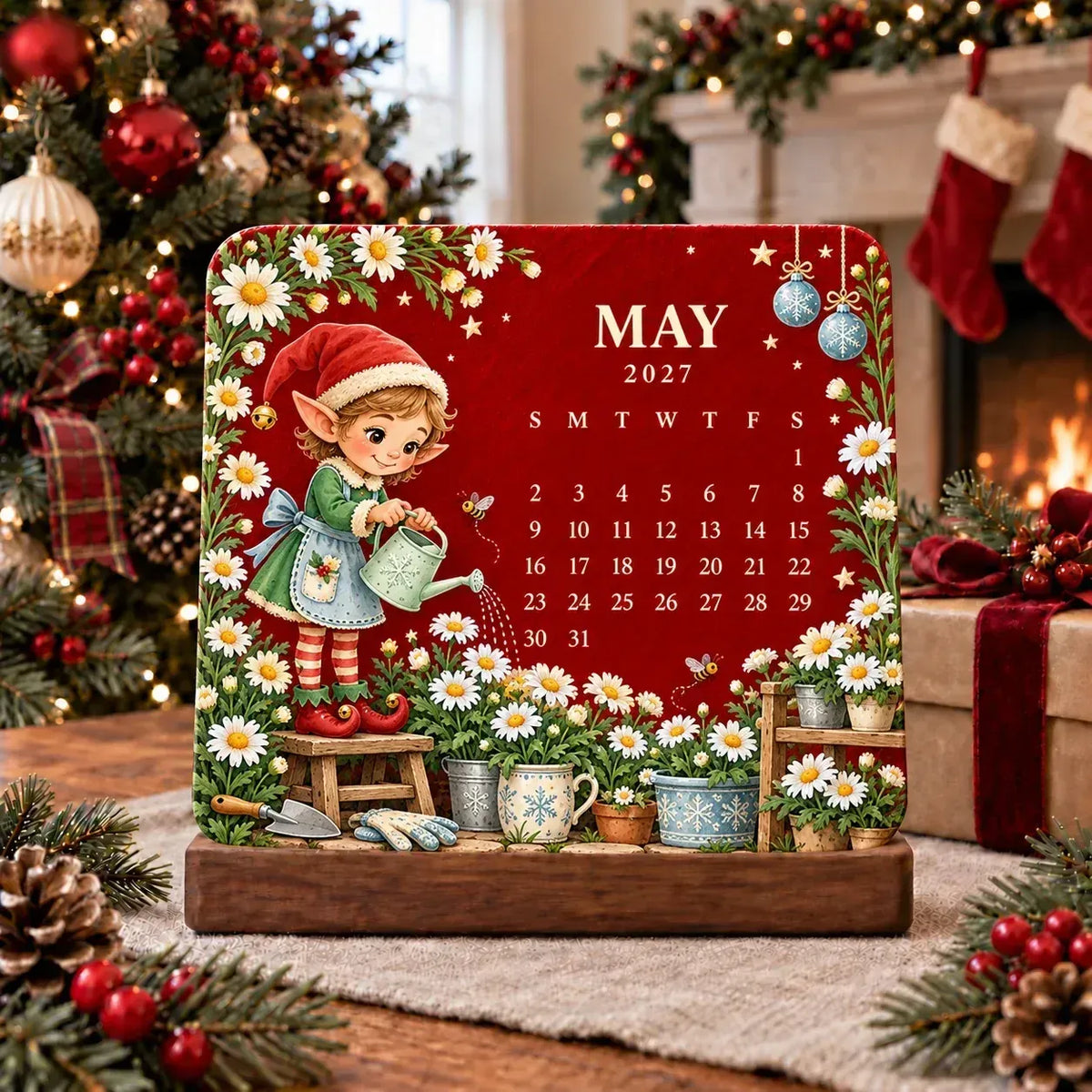 🎄🌱 Weihnachtliche Sonderedition – Umweltfreundlicher, bepflanzbarer „Timeless“-Saatgutkalender 2027🌸🌿