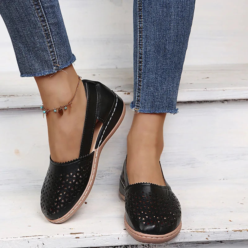Modische Damensandalen mit geschlossener Spitze, wasserdicht, zum Hineinschlüpfen, rund, bequeme Freizeitschuhe für Damen, Outdoor-Sommer-Schuhe, große Größen 35–43