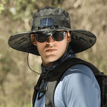 🔥Sommer-Hot-Sale 2026🔥 Neuer ultraleichter Solar-Ventilator-Sonnenhut – leichter als ein Baseball! ⚾ Nur ca. 312 g schwer!