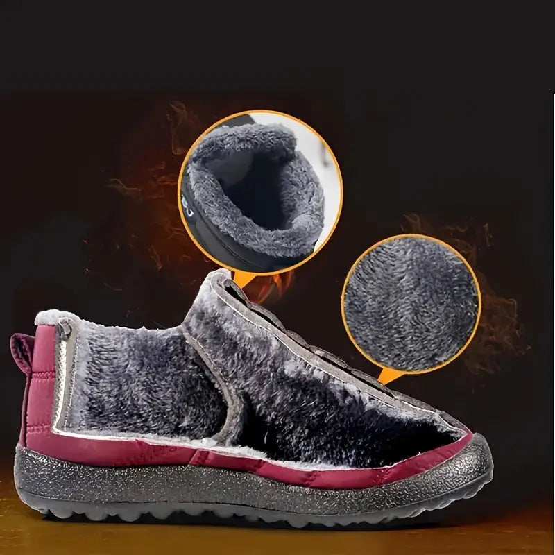 🦵 Letzter Tag – 50 % Rabatt – Bequeme, wasserdichte, rutschfeste und warme Damen-Schneestiefel