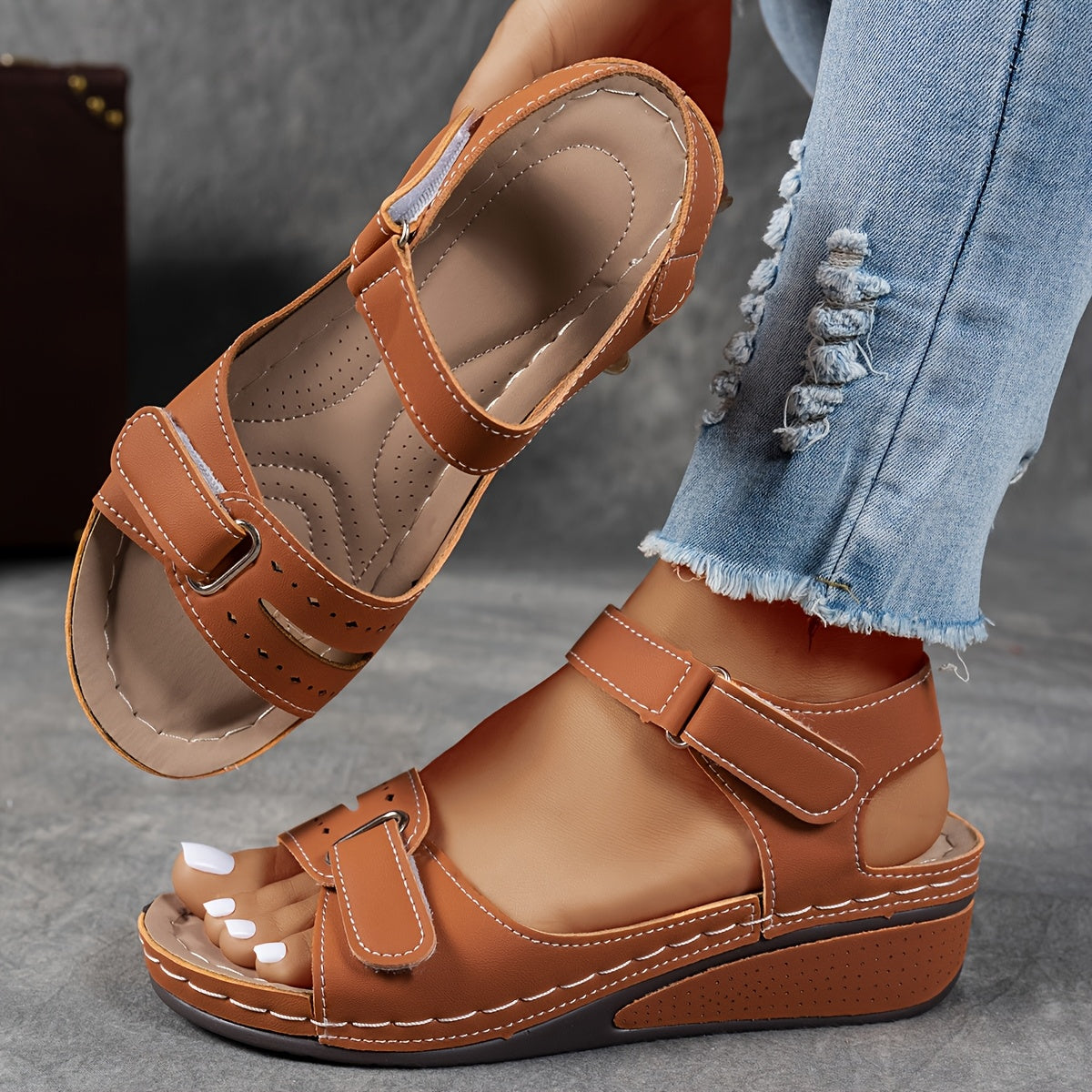 🔥 Letztes Tagesangebot: 90 % Rabatt 🔥 Orthopädische Damensandalen
