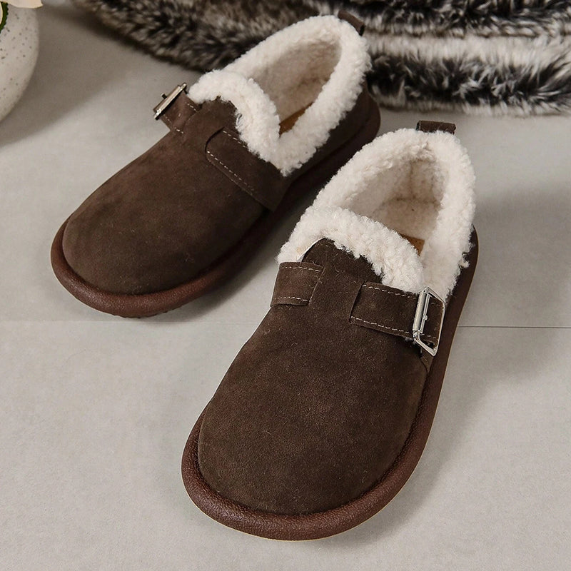 🔥 Letzter Tag – 50 % Rabatt – Bequeme orthopädische Damen-Winterschuhe zum Hineinschlüpfen mit kuscheligem Fleecefutter und gepolsterter Sohle