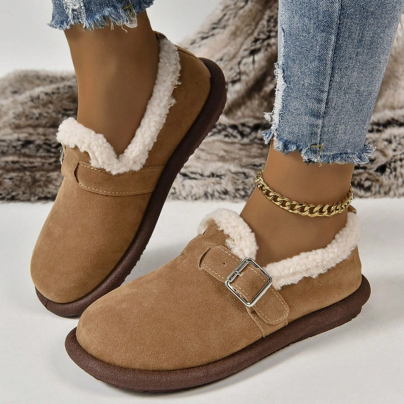 🔥 Letzter Tag – 50 % Rabatt – Bequeme orthopädische Damen-Winterschuhe zum Hineinschlüpfen mit kuscheligem Fleecefutter und gepolsterter Sohle