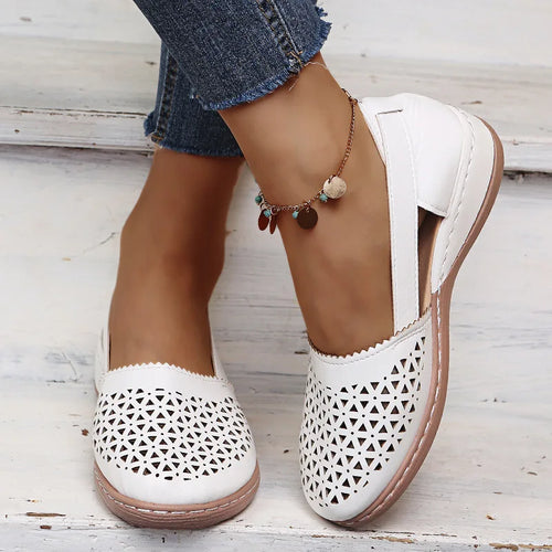 Modische Damensandalen mit geschlossener Spitze, wasserdicht, zum Hineinschlüpfen, rund, bequeme Freizeitschuhe für Damen, Outdoor-Sommer-Schuhe, große Größen 35–43