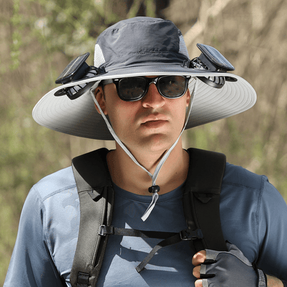 🔥Sommer-Hot-Sale 2026🔥 Neuer ultraleichter Solar-Ventilator-Sonnenhut – leichter als ein Baseball! ⚾ Nur ca. 312 g schwer!