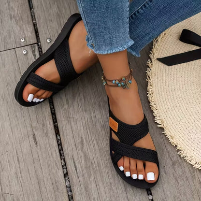 ❤️ Nur heute: 49 % RABATT ❤️ Sportliche Damen-Sandalen mit Fußgewölbestütze, atmungsaktivem Mesh und weicher Polsterung – bequem für drinnen & draußen.