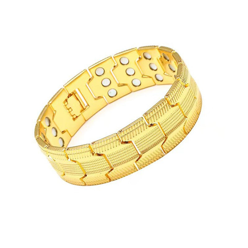 ✨❤️ Elegantes Kupfer-Magnetarmband mit 5-Elemente-Design 💎