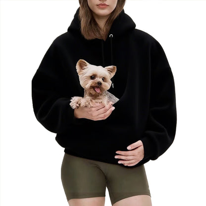 🐾💎 Kuschelige Fleece-Haustiertasche für gemeinsame Nähe – Warm & unterstützend für kleine Haustiere💎