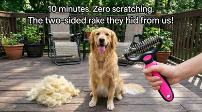 🐶  Doppelseitiger Tierhaarentferner – Schluss mit Haaren überall! (🔥 Nur heute: 80 % Rabatt) 🐾