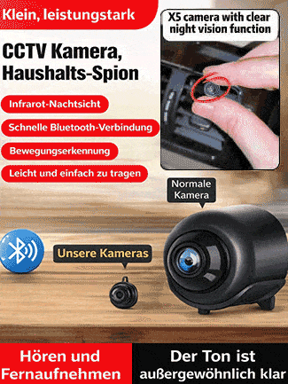 🔥[Verbesserte, extrem unauffällige] Kamera ohne Stecker