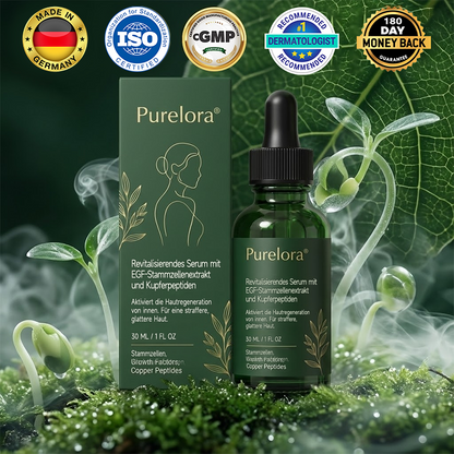 Purelora® Stammzellen-abgeleitetes EGF & Kupferpeptid-Aktivierungsserum (Aktiviert die Hauterneuerung von innen heraus für eine straffere, glattere Haut)（副本）
